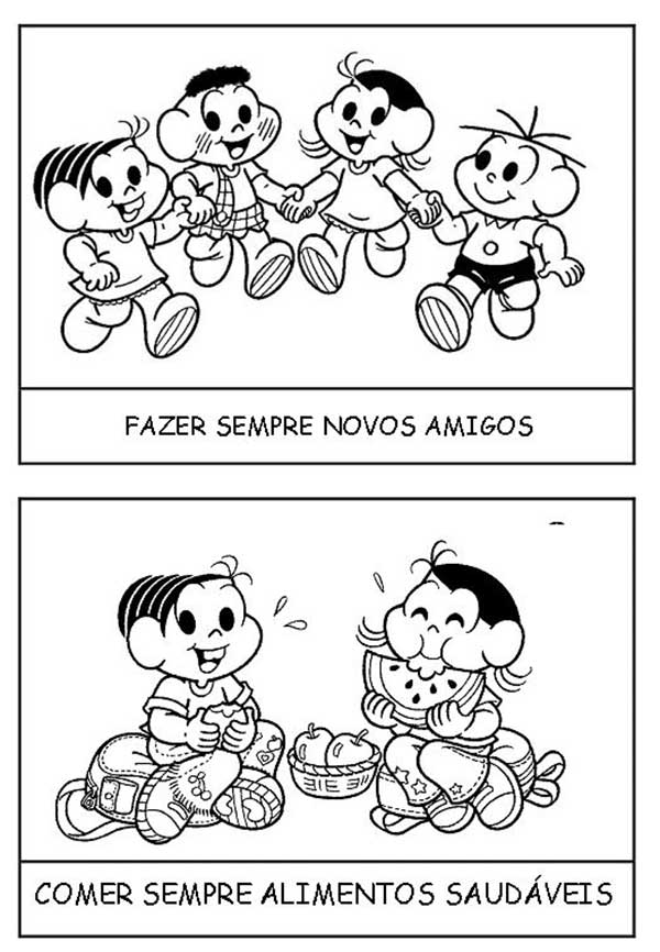 desenhos de combinados da turma 3