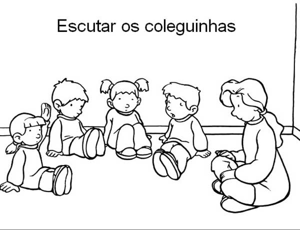 escutar para colorir 2