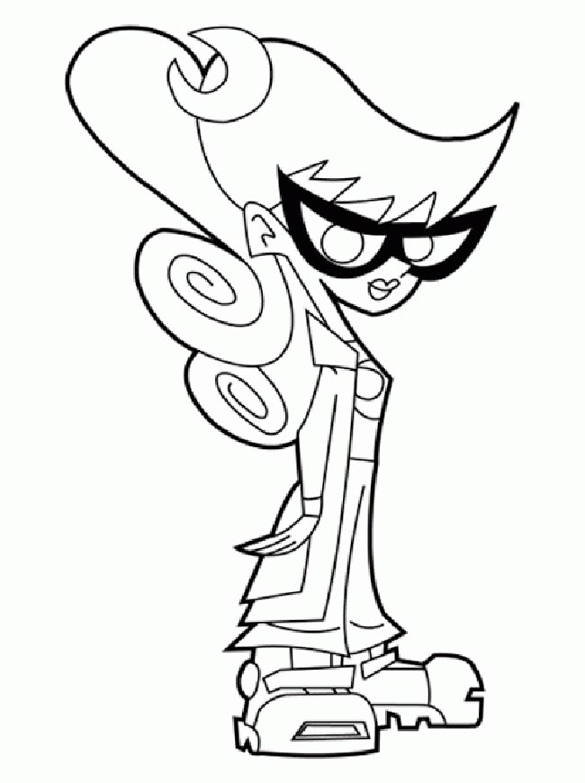 johnny test para imprimir