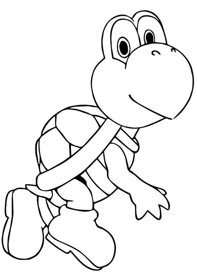 koopa para colorir koopa para colorir