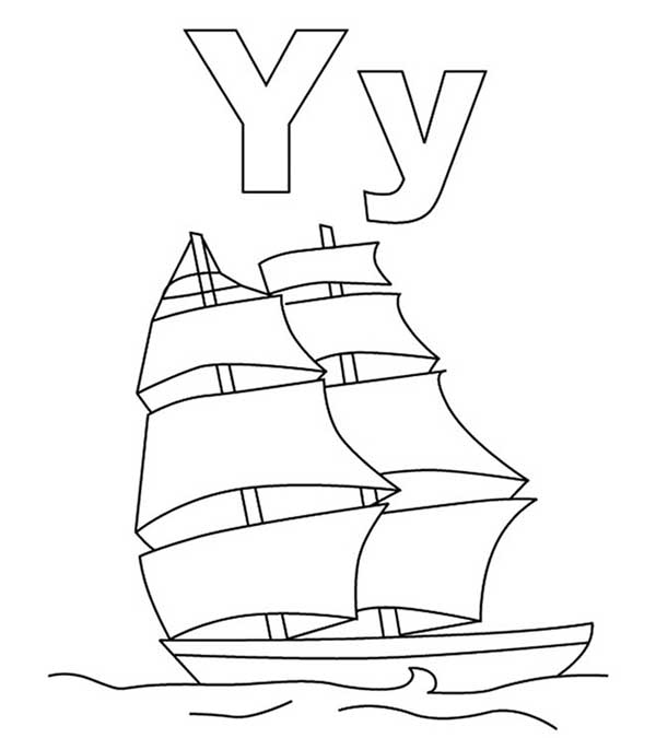 letra Y para pintar 3