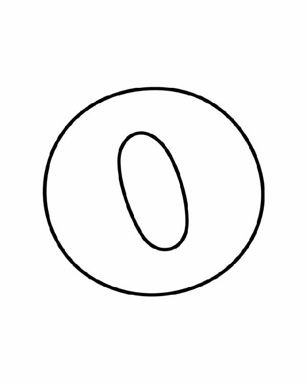 letra o para pintar letra o para pintar