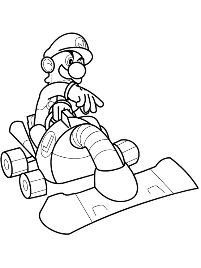 mario kart para pintar mario kart para pintar