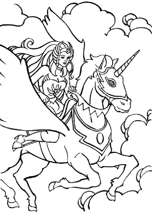 25+ Desenhos da She Ra: A Princesa do Poder para Imprimir e Colorir