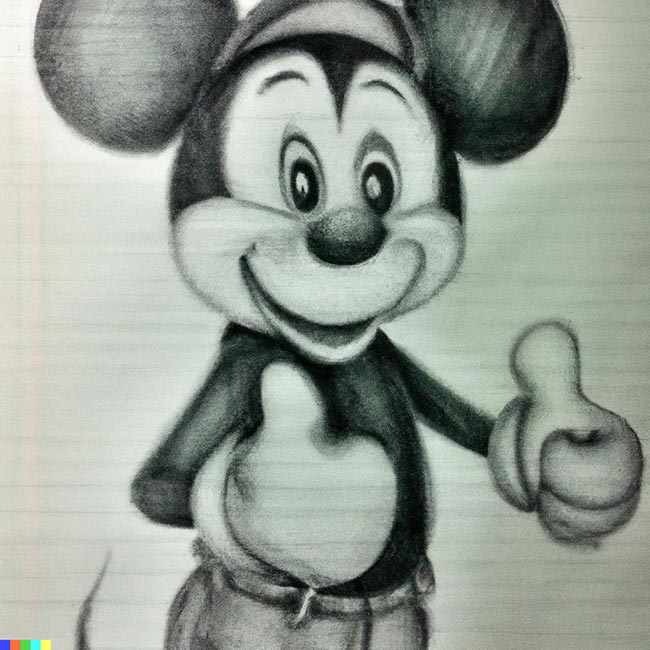 Como Fazer Desenhos do Mickey 4 Como Fazer Desenhos do Mickey 4