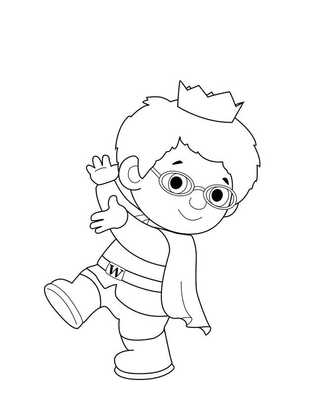 Daniel Tigre para colorir