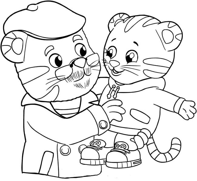 Daniel Tigre para pintar 2 2