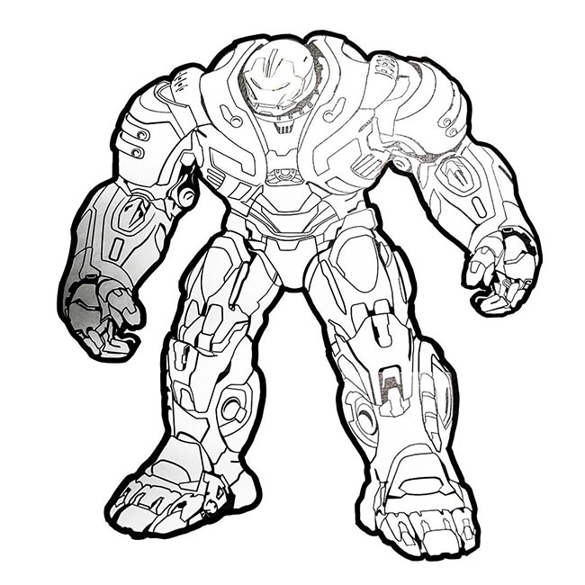 Hulkbuster para pintar