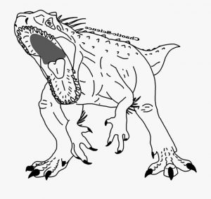 25+ Desenhos do Indominus Rex para Imprimir e Colorir/Pintar