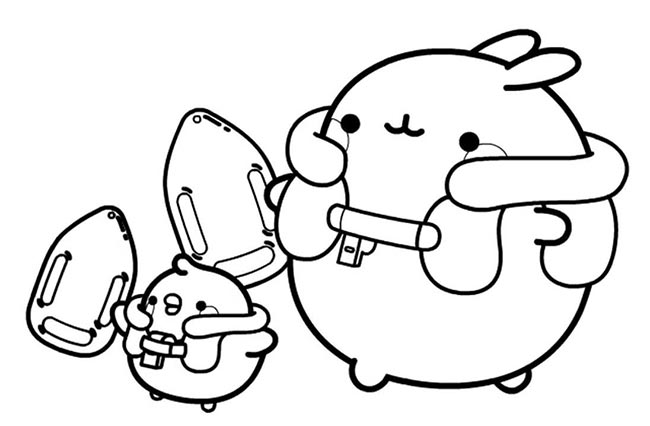 Molang para imprimir 2