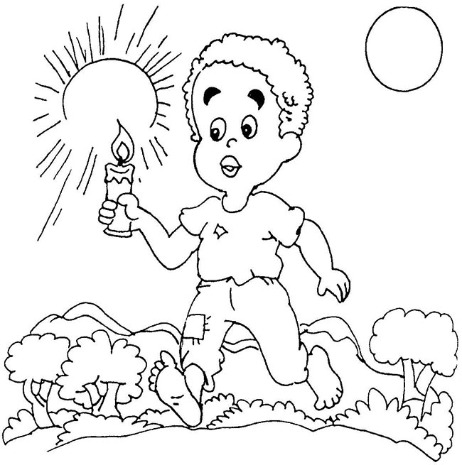 Negrinho do Pastoreio para pintar 1 Negrinho do Pastoreio para pintar 1