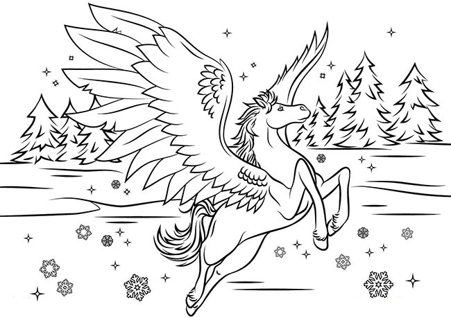 Pegasus para imprimir Pegasus para imprimir