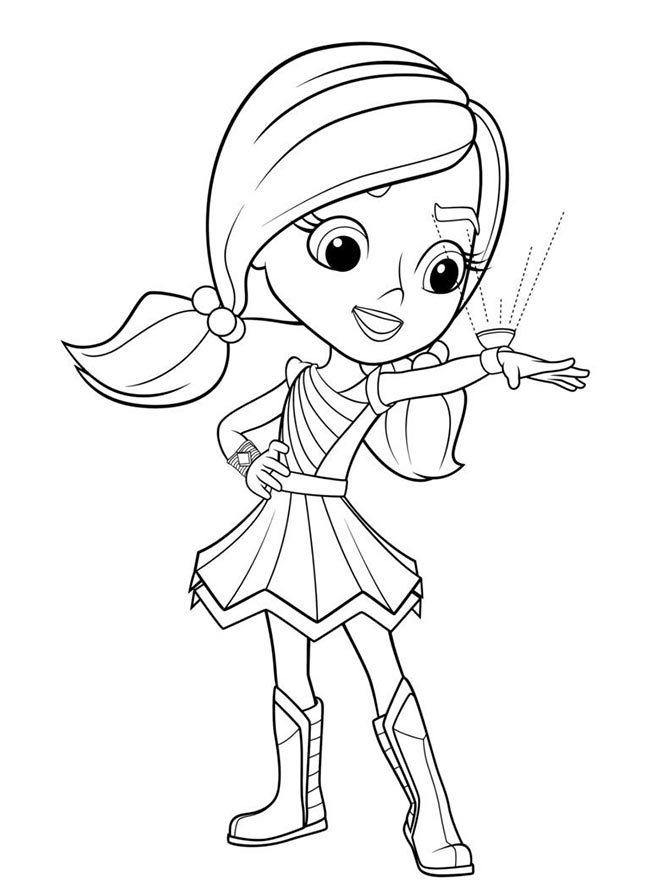 Desenho De Anna Banana De Rainbow Rangers Para Colorir Images and