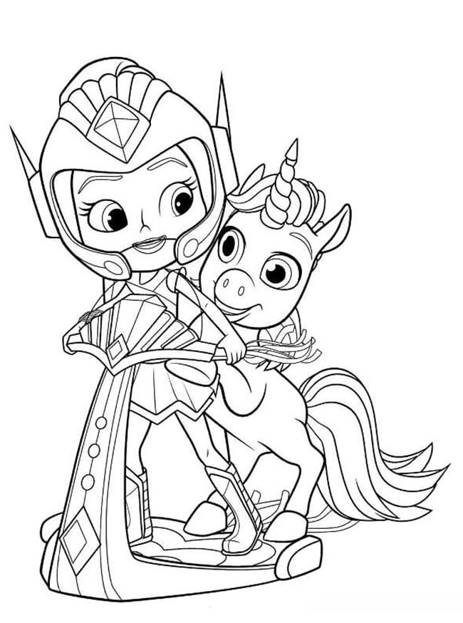 Rainbow Rangers para pintar