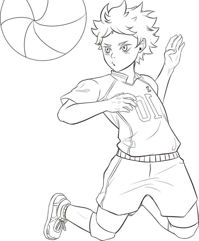 25+ Desenhos de Haikyuu (Anime) para Imprimir e Colorir