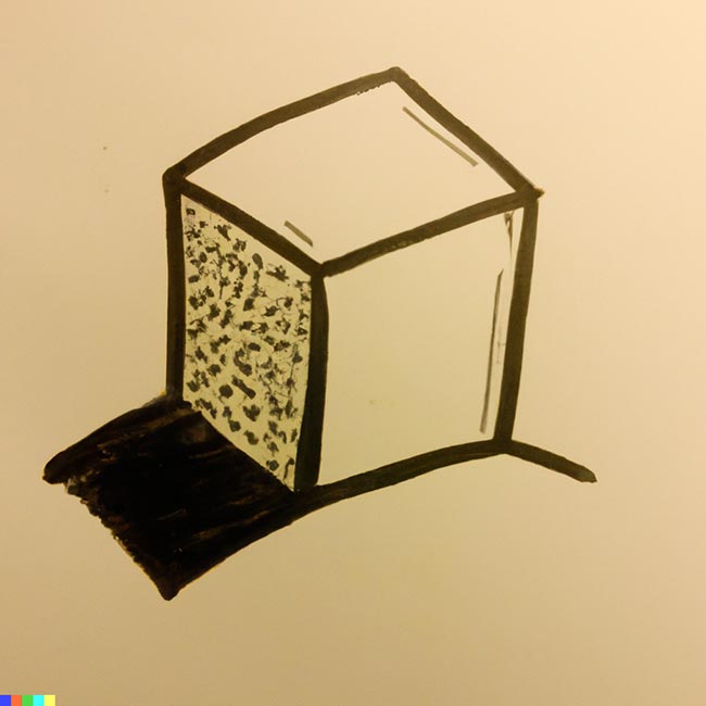 como desenhar cubo passo a passo 2