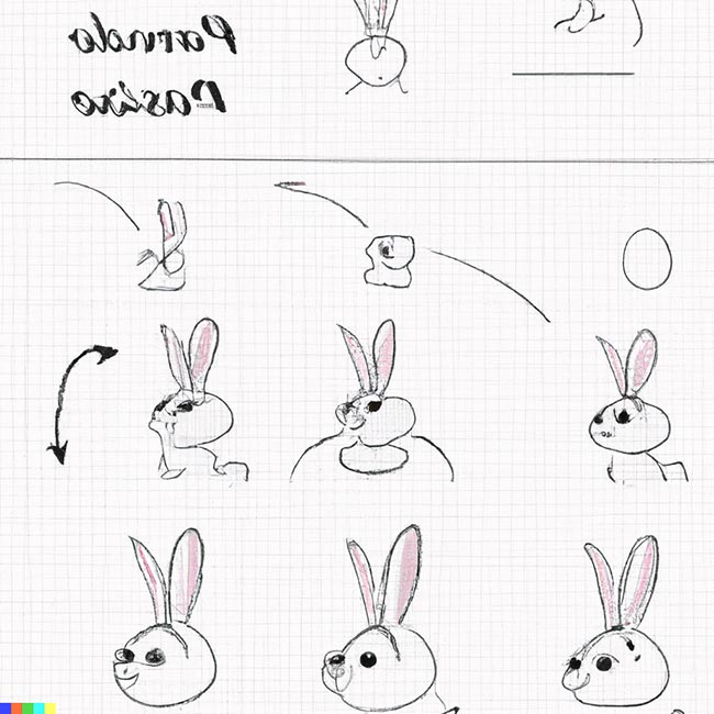 desenhar coelho 4