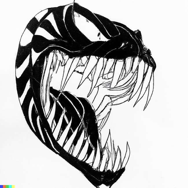 desenhar venom 2 2
