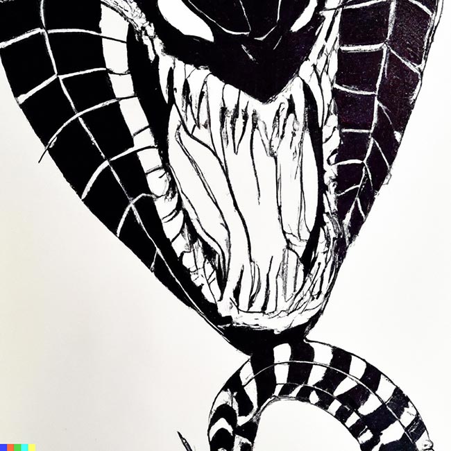 desenhar venom 4