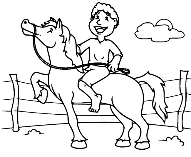 desenhos de Negrinho do Pastoreio para colorir 2 desenhos de Negrinho do Pastoreio para colorir 2