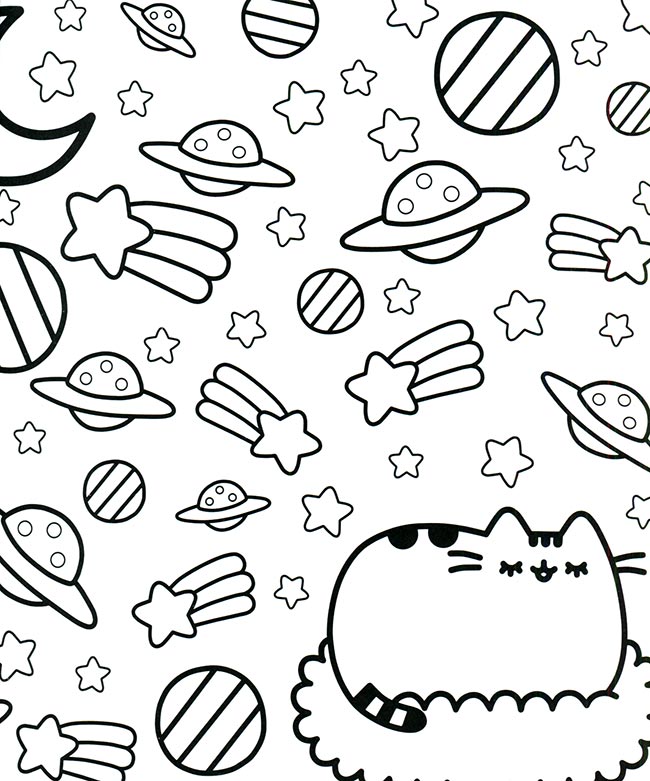 desenhos de Pusheen para imprimir 2