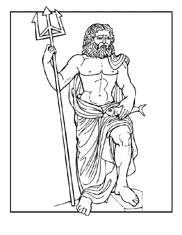 desenhos de Zeus para colorir 2