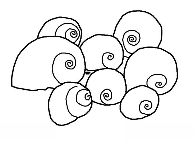 desenhos de caracol para colorir 3
