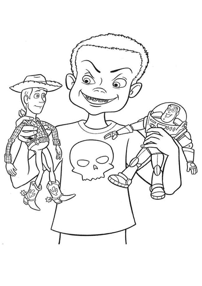37+ Desenhos do Woody (Toy Story) para Imprimir e Colorir/Pintar