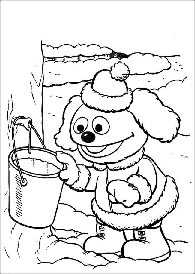 desenhos dos Muppets Baby para colorir 2