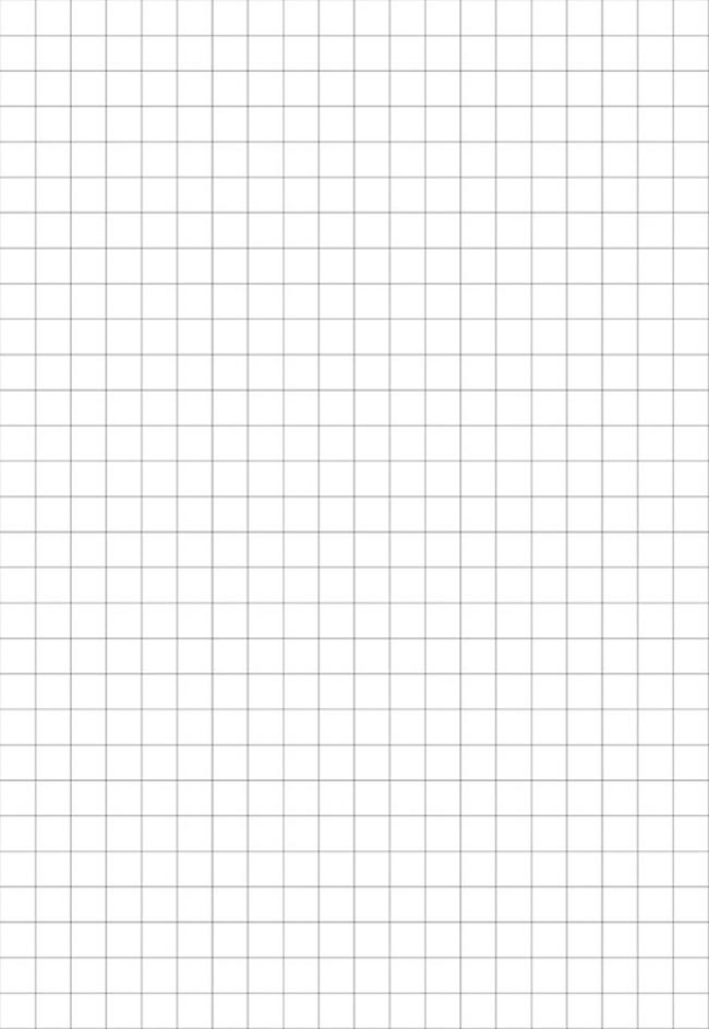 30+ Desenhos e Moldes de Folha Quadriculada para Imprimir
