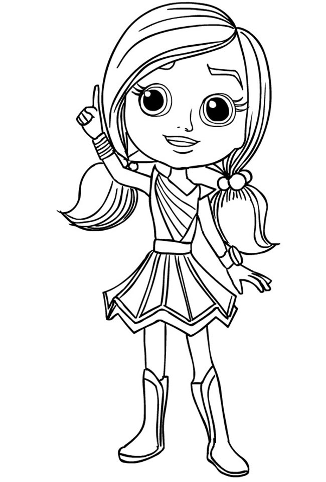 menina para pintar