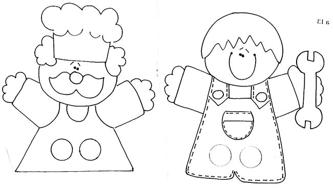 moldes de dedoche 2