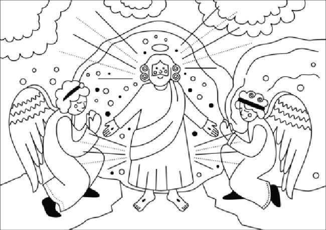 Ressureicao de Cristo para pintar 1 1 Ressureicao de Cristo para pintar 1 1