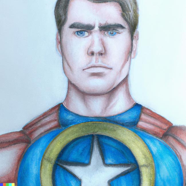 como desenhar capitao america 2