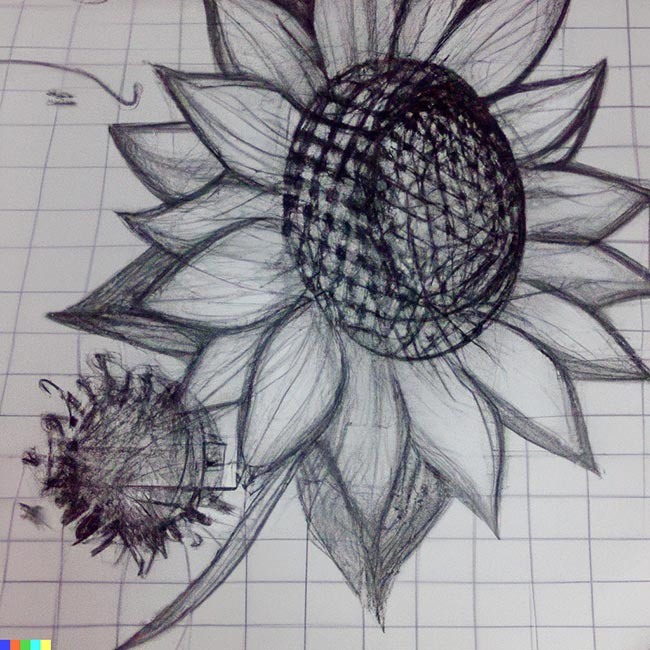 como desenhar girassol 4 como desenhar girassol 4