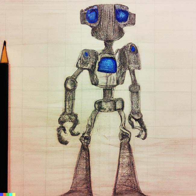 como desenhar robos 4