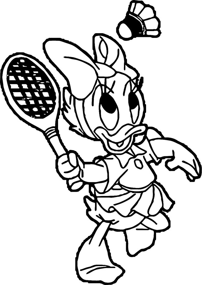 desenhos de Badminton para colorir 2 desenhos de Badminton para colorir 2