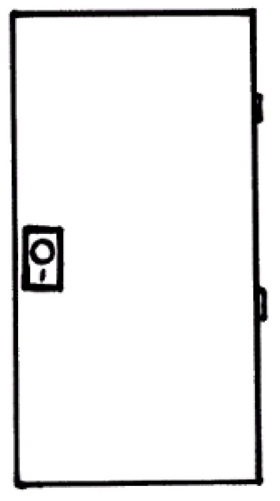 21+ Desenhos de Porta para Imprimir e Colorir/Pintar