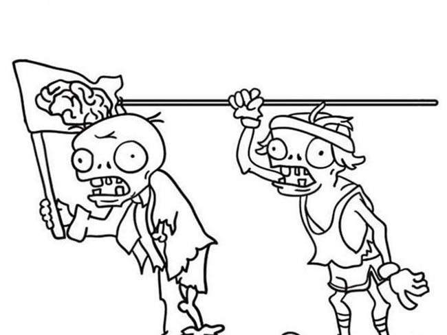 jogo Plants vs Zombies para colorir 2 jogo Plants vs Zombies para colorir 2
