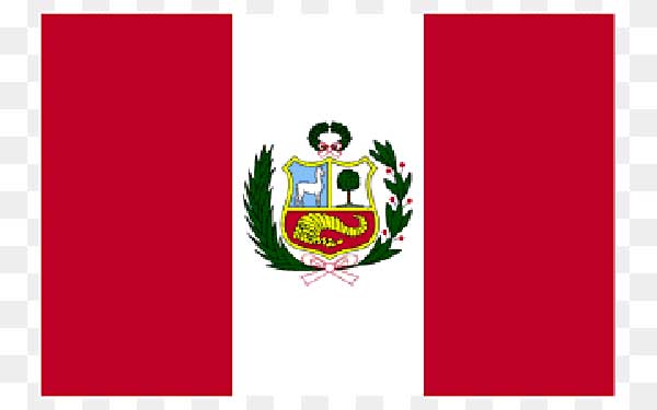 molde da bandeira do peru