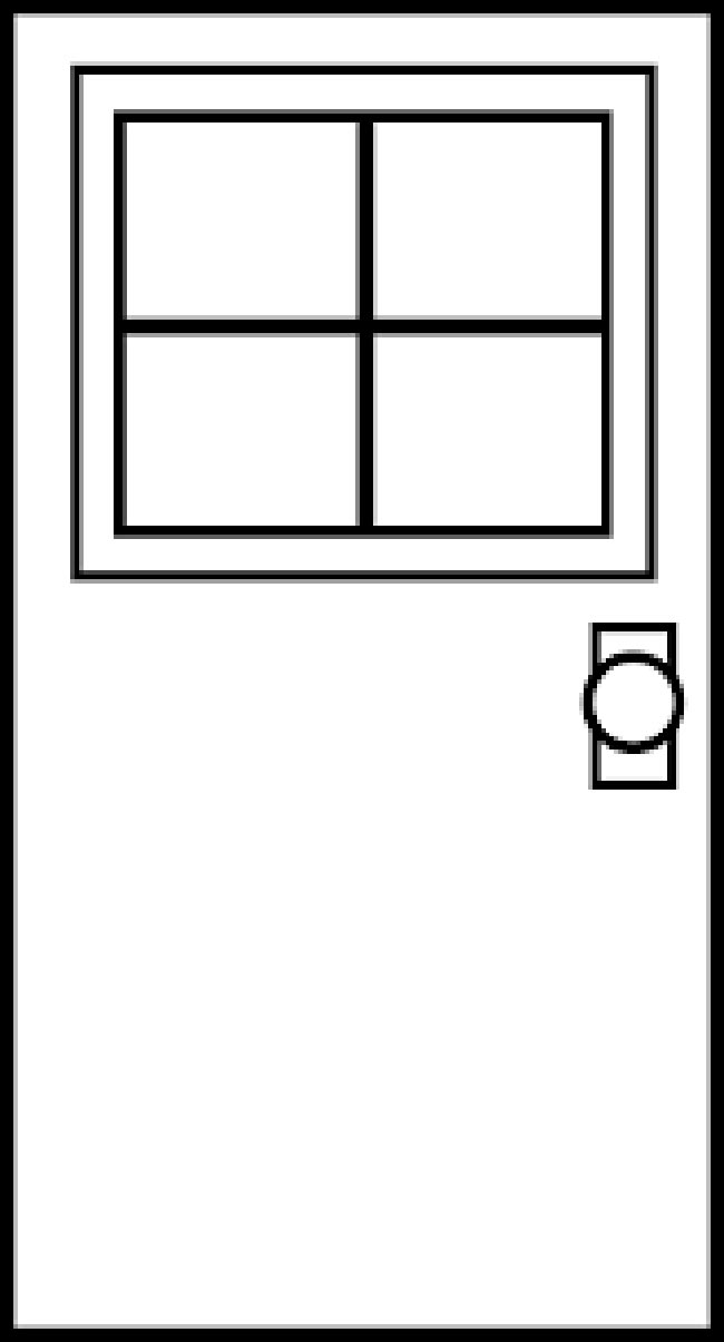 21+ Desenhos de Porta para Imprimir e Colorir/Pintar