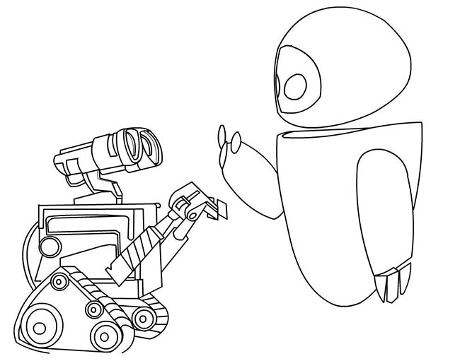robo walle para colorir 2 robo walle para colorir 2
