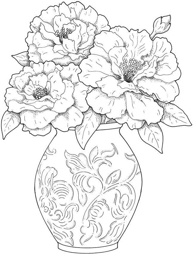 vaso de flores enfeitado 2