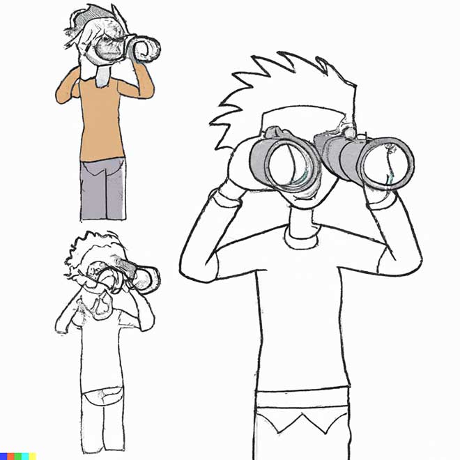 binoculos para colorir 4 2