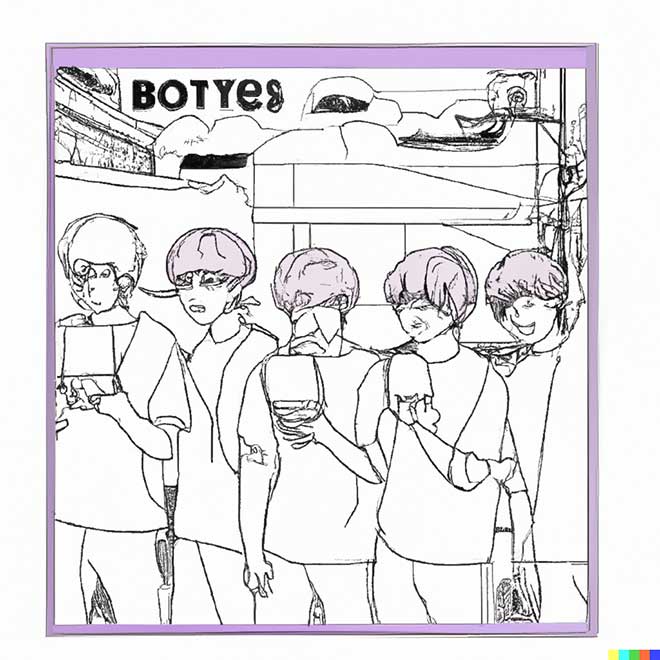 bts para pintar 4
