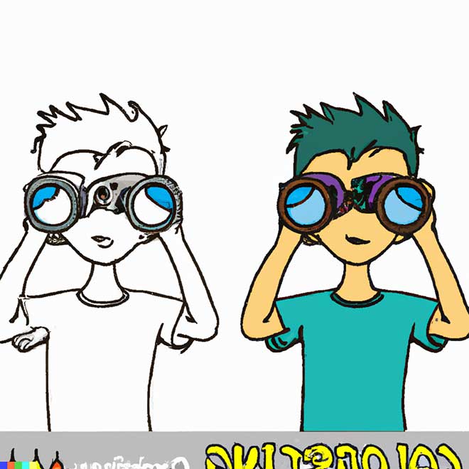 desenhos de binoculos 1 2