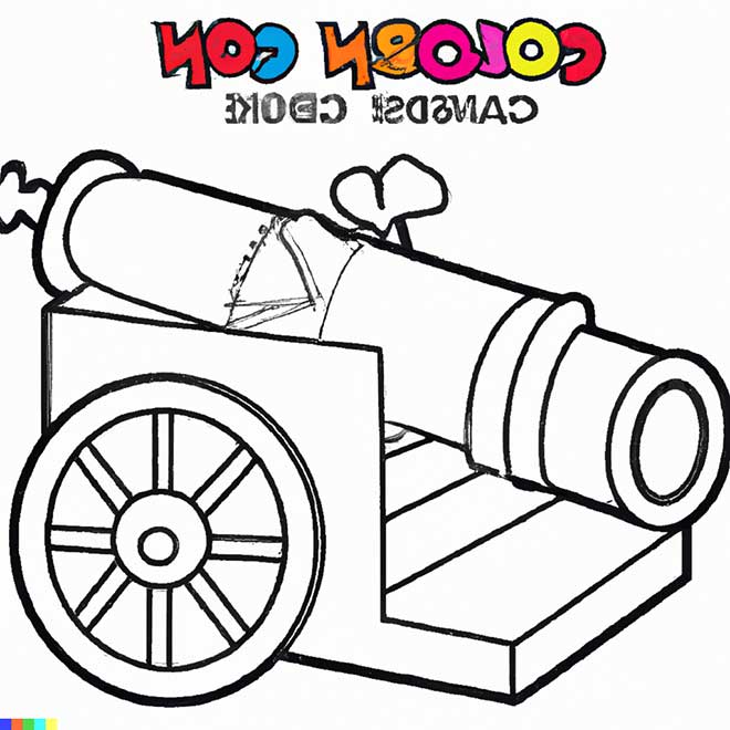 desenhos de canhao para colorir 1 1