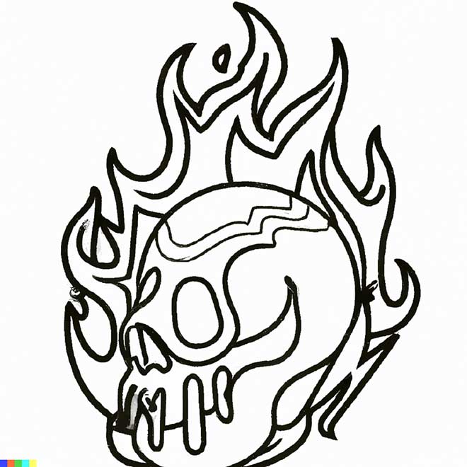 desenhos de caveiras 1 3