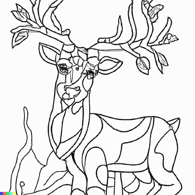 desenhos de cervos 1 desenhos de cervos 1