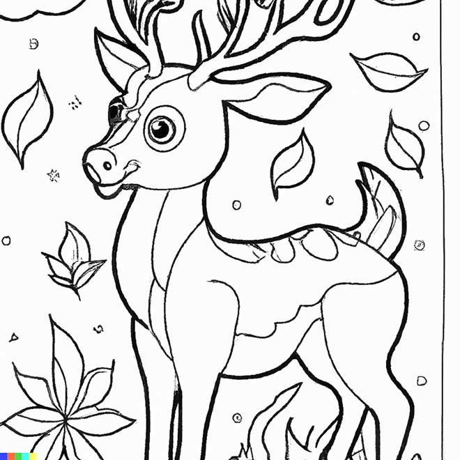 desenhos de cervos 4 desenhos de cervos 4